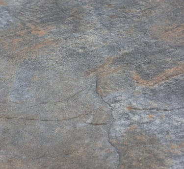 A stunning flexistone slate with bold copper and brown tones, offering a flexible and stylish stone