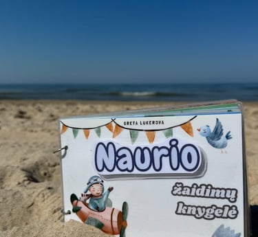 Personalizuota žaidimų-lavinimo knygelė