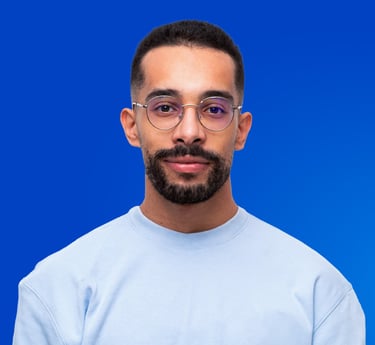 Professional portrait of Med Amine Ghozzi for brand and product design portfolio