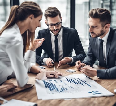 blue and black circuit board