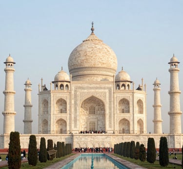 a bridge over a body of water with a building in the background