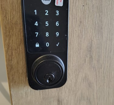 Apertura de cerradura electronica de seguridad