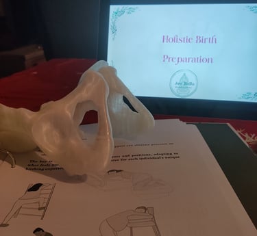 a paper model of a human body with a human body in the foreground