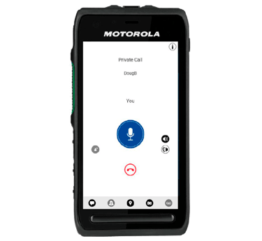 Radio mcptt Motorola LEX L11 con plataforma WAVE PTX