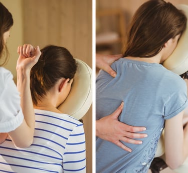 massage sur chaise en entreprise