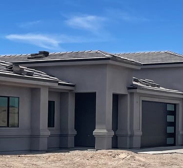 RV Garage custom home build