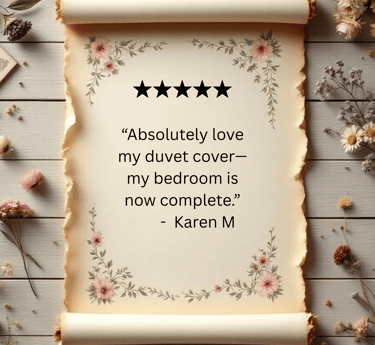 Elegant duvet cover review from shopper