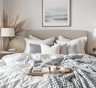 Soft, cozy blanket with artistic style — perfect for warmth, comfort, and decor.