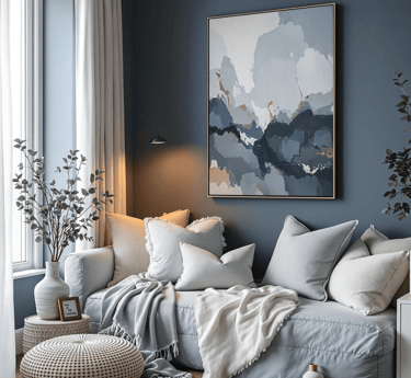 Artistic canvas wall art that adds warmth, beauty, and personality to your home.