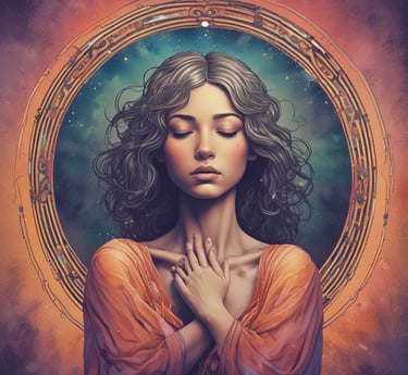 A serene therapy session in a calming environment.