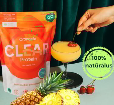 Baltymų gėrimas - išgrynintas proteinas tropinių vaisių skonio