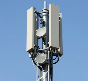 Modern office space showcasing elegant furniture with integrated lighting and network cables.