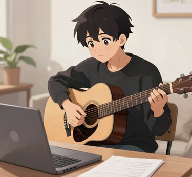 A lively classroom scene with students enthusiastically practicing Japanese characters and phrases.