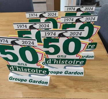 trophées d'entreprise en impression 3d