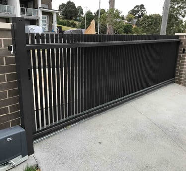blade slant style gate