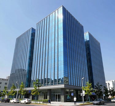 Close-up of a hand applying a thermal window film on a car window under bright sunlight.