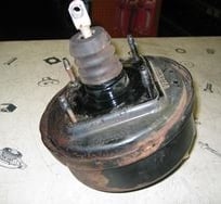brake booster prior to rebuild triumph tr6