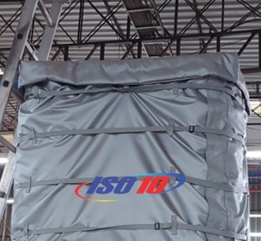 Manta com aquecimento para IBC , tambor e Moldes