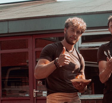 Onze Grillmaster Ben Hager Peppie & Koffie Foodtruck Groningen