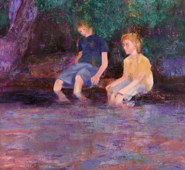 Sacred Light portrait created as fine art for a peaceful home