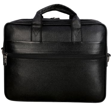 a black briefcase office bag 