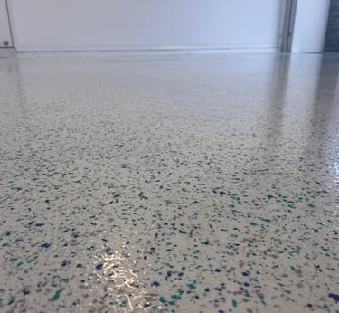 flake epoxy garage floor melbourne project