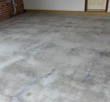 Concrete grinding surface preparation for epoxy flooring