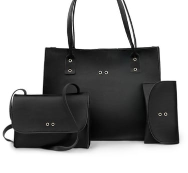 KIT 3 bolsa feminina em varias cores