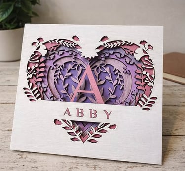 Custom Name Shadowbox