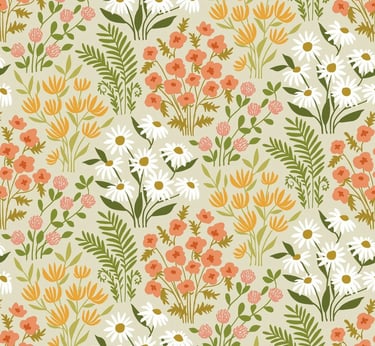 Background image of floral wallpaper offsetting an author review of Sarah's editing work.