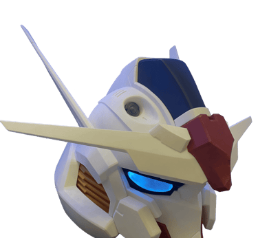stampa 3d, gundam, casco gundam, cosplay