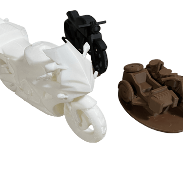 stampa 3d, moto, bomboniera
