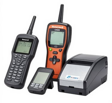 Close-up of hands inspecting a high-quality electronic device for rental.