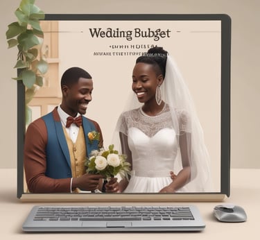 Dans un univers de luxe Un couple africain  compte des billets sur une table, il y a un porte docume