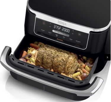 Ninja Foodi FlexBasket air fryer 7 qt MegaZone Ninja FlexBasket air fryer large capacity dual zone
