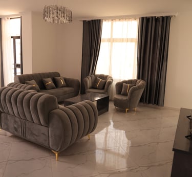 2 bedroom serviced apartment living room, Addis Ababa, modern kitchen apartment Bole Addis Ababa 
