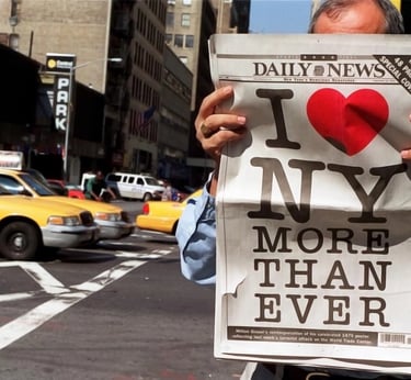 I Love New York Logo Newspaper FEVR Motion Graphics Services New York