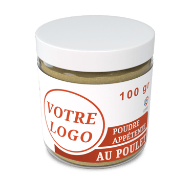 Poudre appétente au poulet