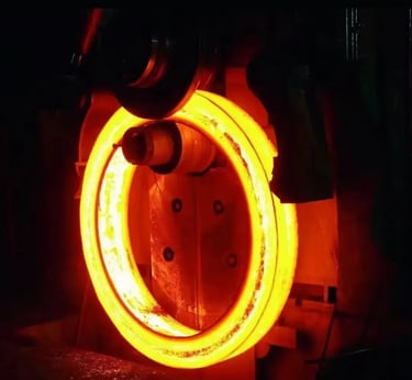 Forged titanium components with high strength and precision