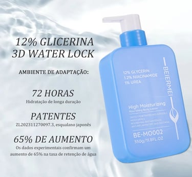 Beiermei Loção Corporal Clareadora Hidratação Profunda 350ml