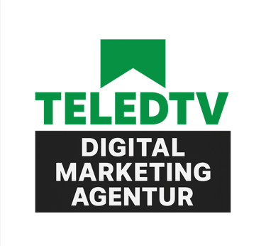 TELEDTV LOGO weiss schwarz grün