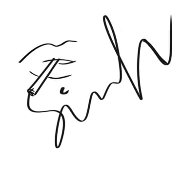 Ilustración artística publicada en Sin H, blog personal