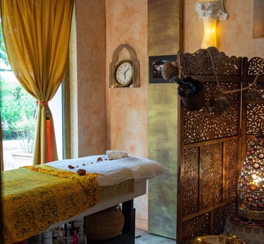 Massage après le hammam