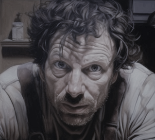 a New Jersey plumber, sitting on a couch thanking AI for help.