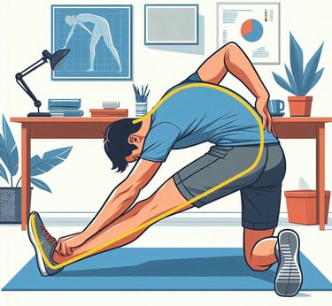 ćwiczenia rozciągające nóg