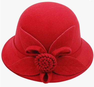 Womens 1920s Summer Sun Church Hats for Women Bucket Cloche Bowler Hat Vintage Cloche Round Hat