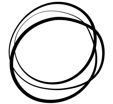 Graphic of overlapping circles