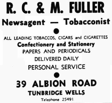 Fuller, Albion Road, Tunbridge Wells