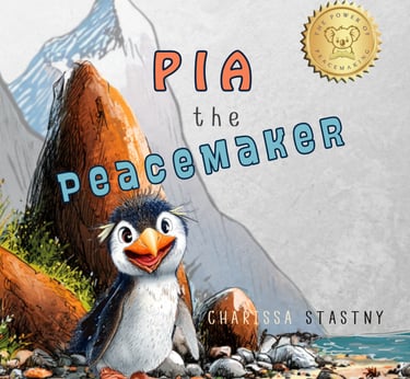 Book cover - Pia the Peacemaker by Charissa Stastny