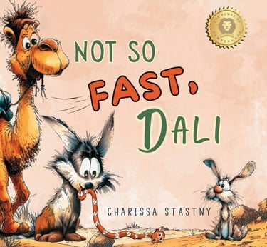 Book cover - Not So Fast, Dali by Charissa Stastny
